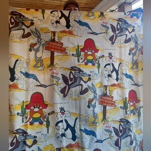1979 Looney Tunes Throw Blanket (50" x 60") vintage